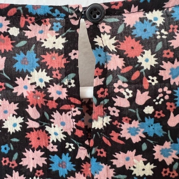 NWT Madewell Ruffle-Yoke Prairie Top in Spring Prairie Women's size Small - Picture 10 of 12